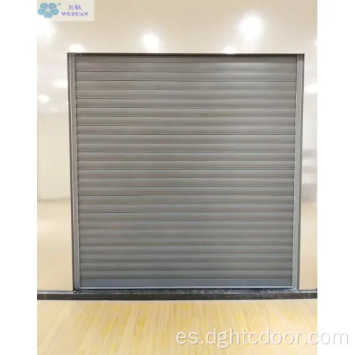 Puerta de obturador de aluminio de dos capas personalizada